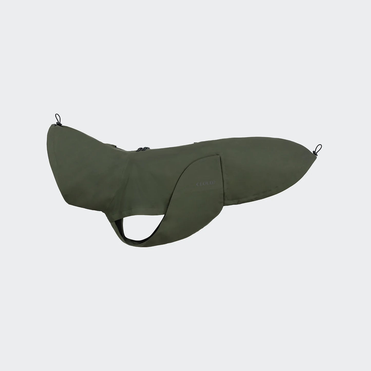 Dackel Hunderegenmantel Dublin 2.0 Dark Olive